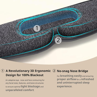 3-Mode Vibration Travel Eye Mask for Sleeping