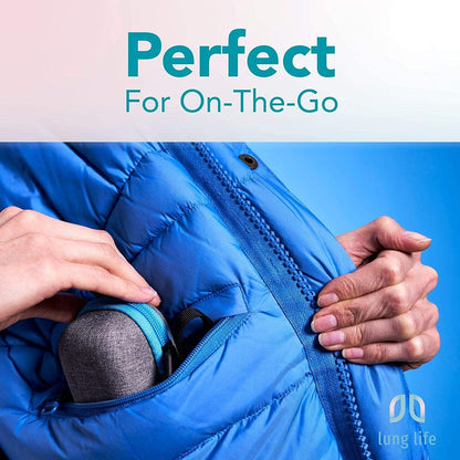 Lung Life Breathing Exercise Device – Adjustable Lung Trainer for Respiratory Health & Performance