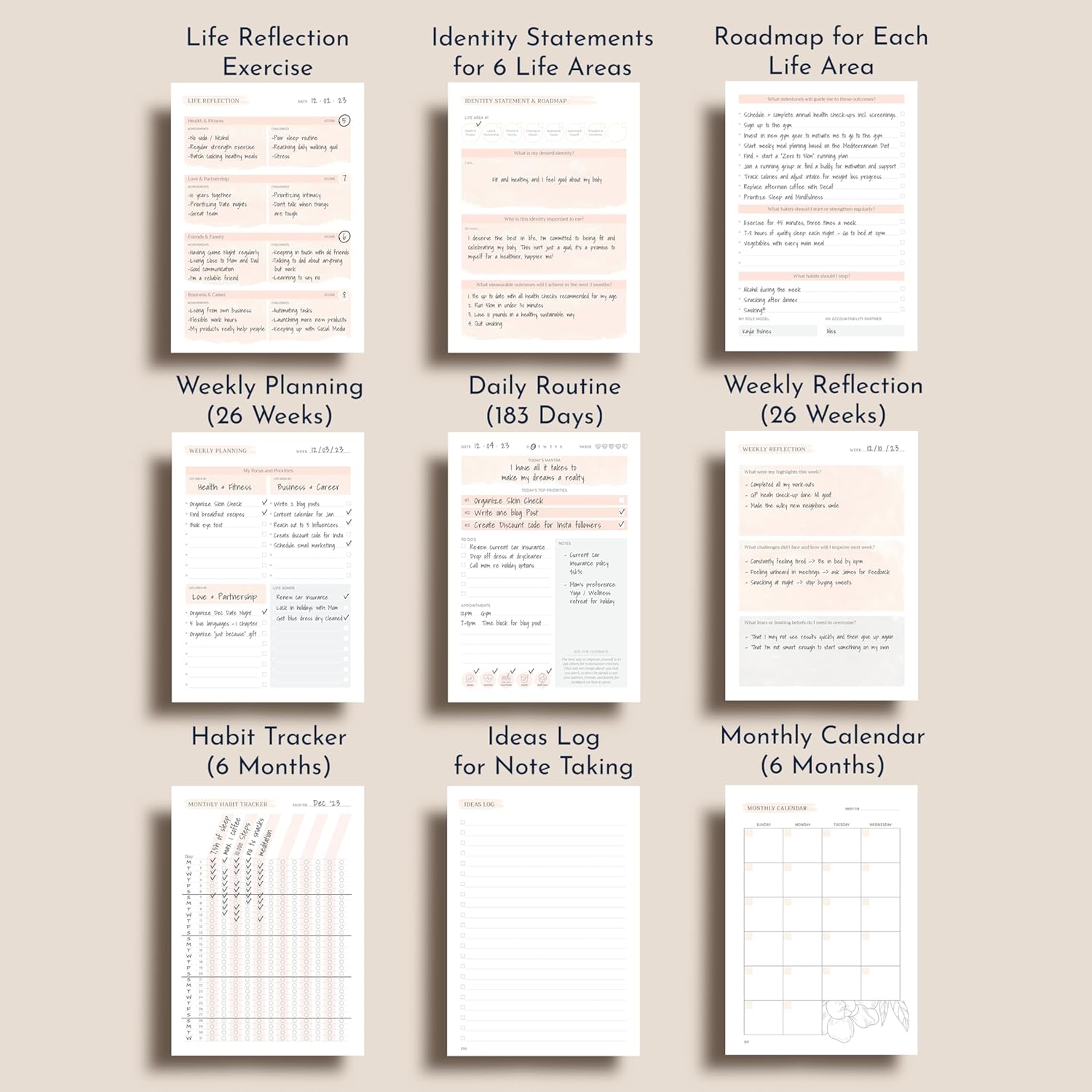 RYVE Goal Planner – Weekly & Monthly Life Planner for Women | Productivity & Mindfulness