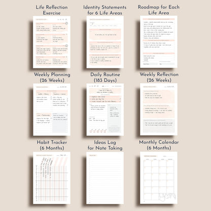 RYVE Goal Planner – Weekly & Monthly Life Planner for Women | Productivity & Mindfulness