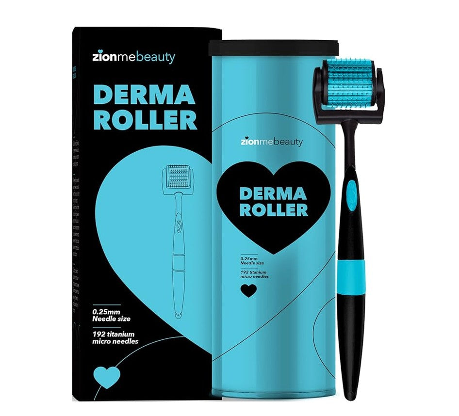 Derma Roller for Face & Body – 0.25mm Titanium Microneedling Roller