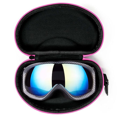 Ski Goggle Travel Case – Hard Shell EVA Protector, Water-Resistant