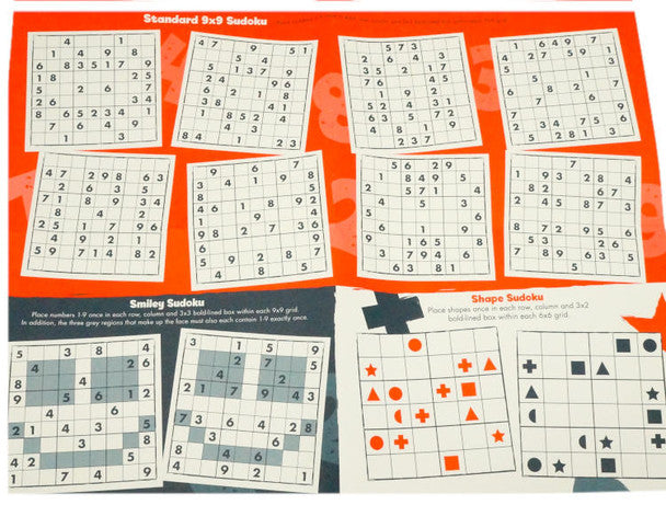 Double-Sided Sudoku & Word Jigsaw Puzzle – 2-in-1 Brain Teaser, 250 Pieces