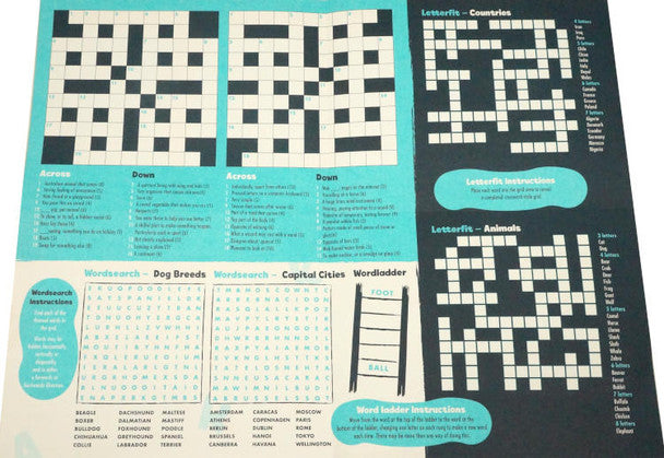 Double-Sided Sudoku & Word Jigsaw Puzzle – 2-in-1 Brain Teaser, 250 Pieces