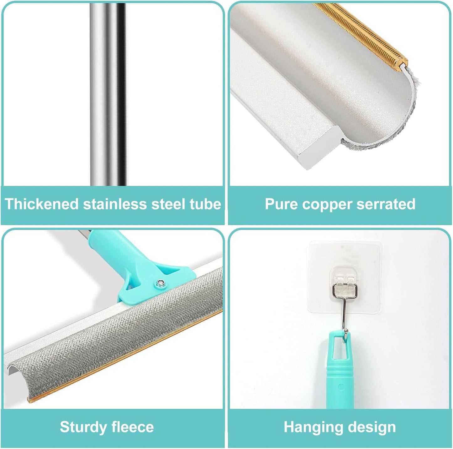 Carpet Rake for Pet Hair Removal – Adjustable 2-in-1 Long Handle & Mini Brush Set