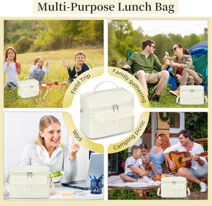 WINDUR Insulated Lunch Box – 9.5L Leakproof Reusable Cooler Bag for Work & Travel