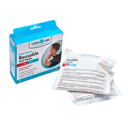 2 Reusable HOT/COLD Gel Packs by THERA CARE- Pain Relief Therapy