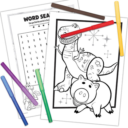 32pg Toy Story 4 Coloring Activity Book With 6 Markers By Bendon