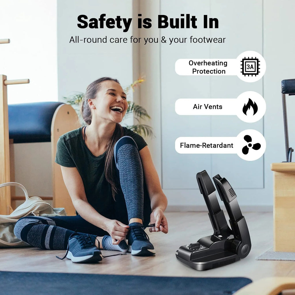 Canadian Bear Portable Folding Electric Shoe, Glove & Boot Dryer and Warmer