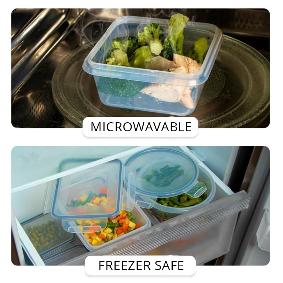 24pc BPA-Free Food Storage Container Set with Leakproof Lids - Includes Labels!