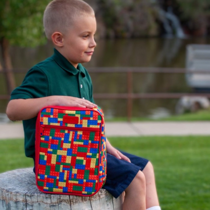 11" Sachi Insulated Lunch Bag For Kids w/ Buckle Handle - Attach To Backpack!