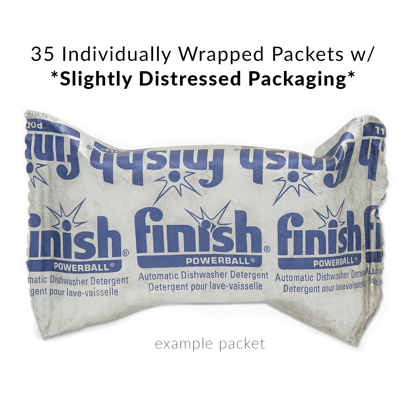 35ct Powerball Dishwasher Tabs – Fresh Scent – Individually Wrapped (Distressed Packaging)