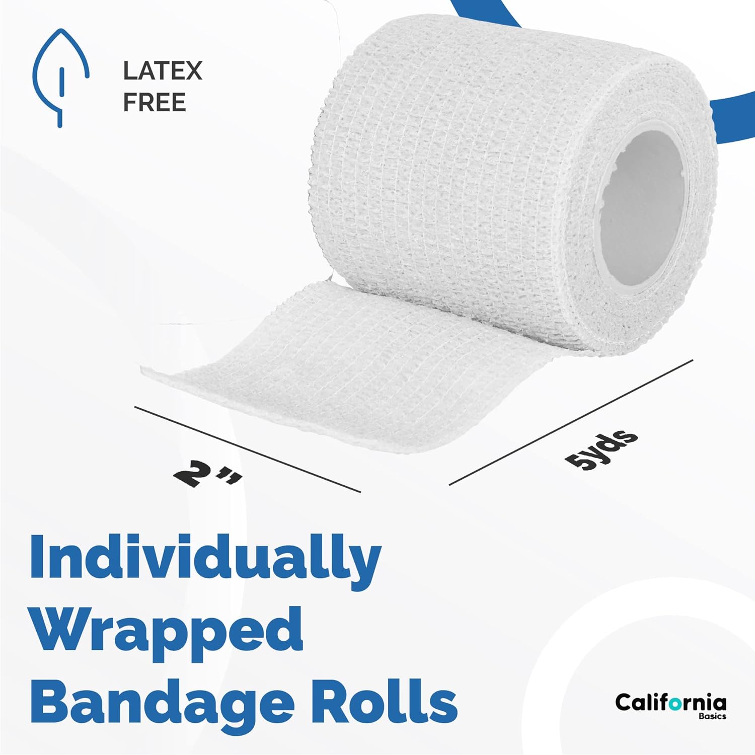 Self Adhesive Tape, Bandages for Sports & Injuries - Individually Wrapped