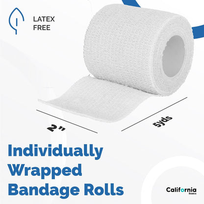 Self Adhesive Tape, Bandages for Sports & Injuries - Individually Wrapped
