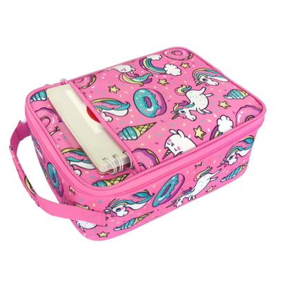11" Sachi Insulated Lunch Bag For Kids w/ Buckle Handle - Attach To Backpack!