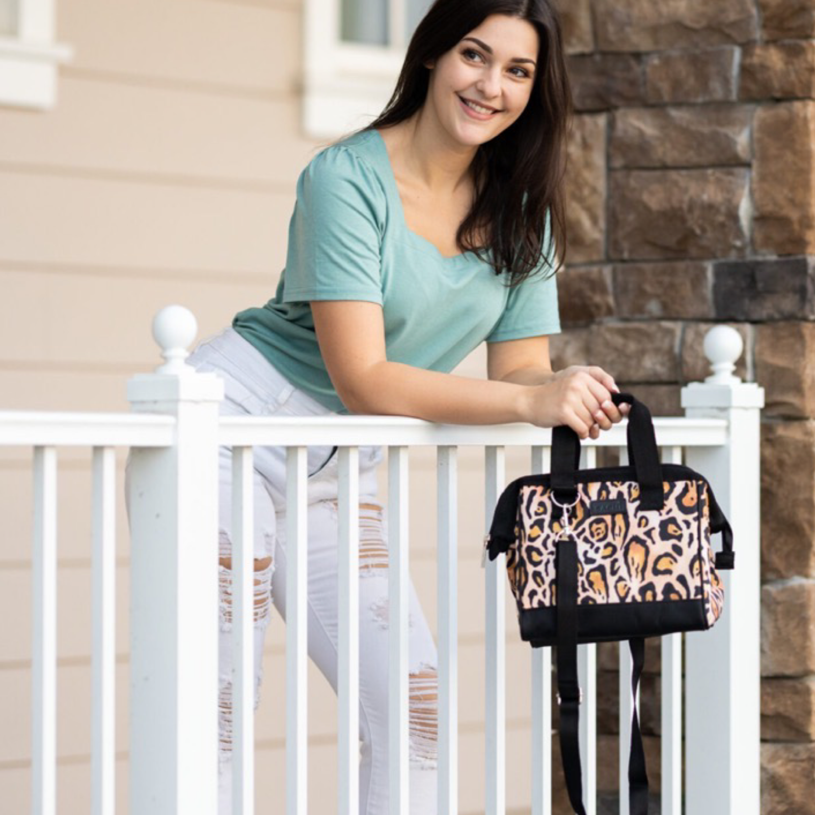 10" Sachi (Style 34) Insulated Leak Proof Lunch Tote - w/ Handle & Strap