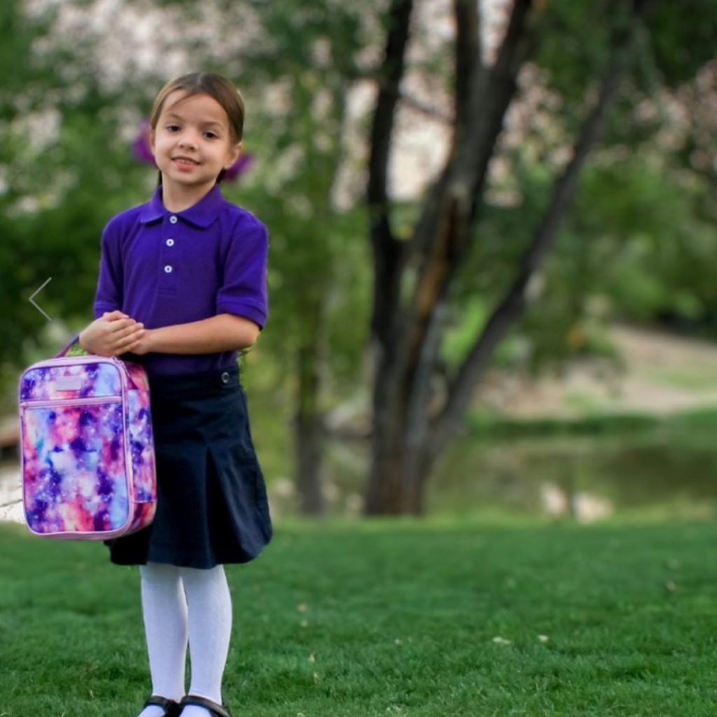 11" Sachi Insulated Lunch Bag For Kids w/ Buckle Handle - Attach To Backpack!