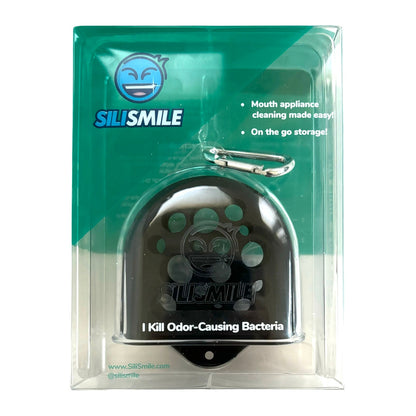 SILISMILE Mouth Appliance, Retainer, Guard - Holder & Cleaner