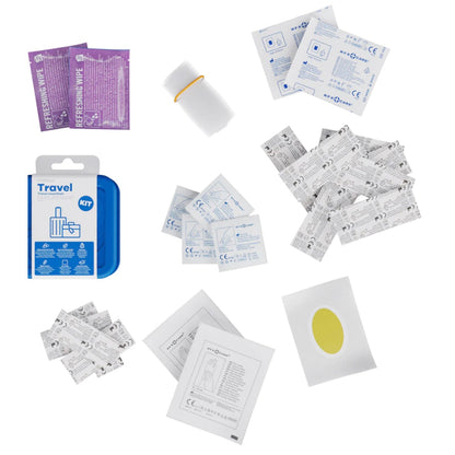 25pc POPme Travel Essentials Emergency Kit - Great For Car, Backpack & Travel!