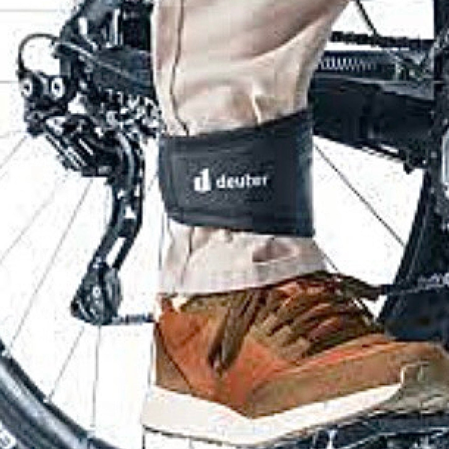 Deuter Neoprene Pants Protector w/ 3M Reflective Strip - For Bike Riders