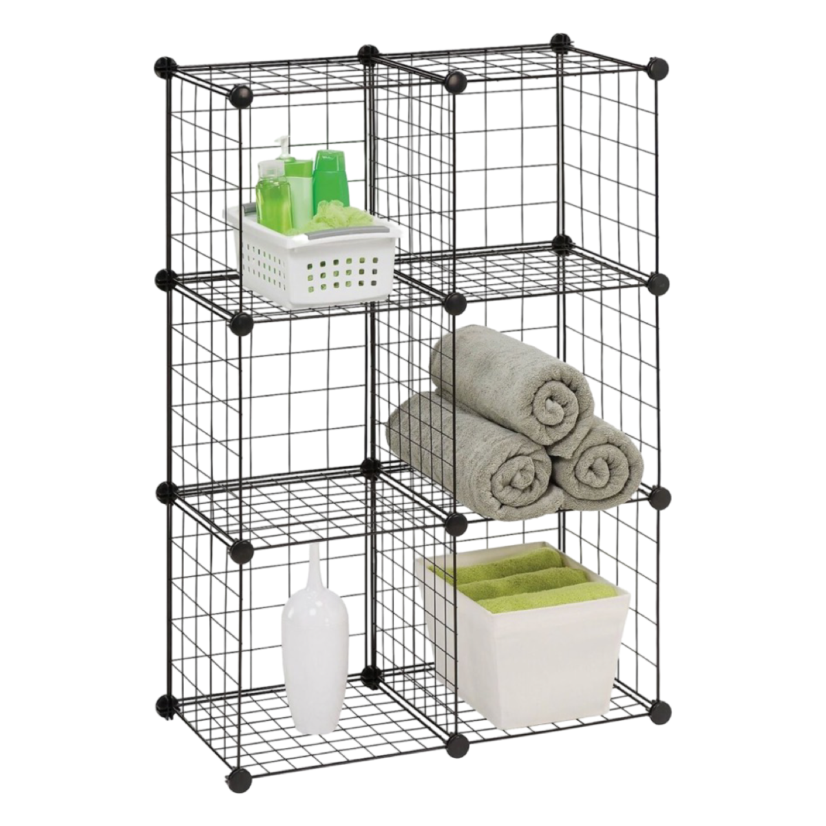 6pk Honey Can Do Steel Wire Storage Cubes - Customizable