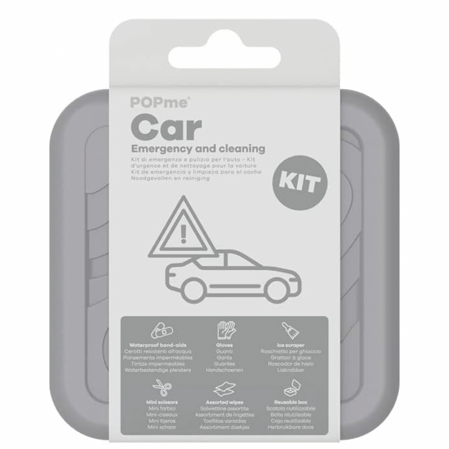 24pc POPme Emergency First Aid Kit Car Emergency & Cleaning Kit