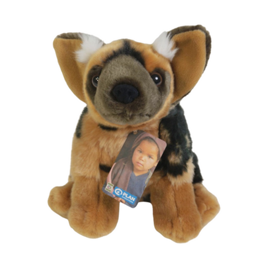 9" Eco Pals Plush Wild African Dog - Recycled Materials