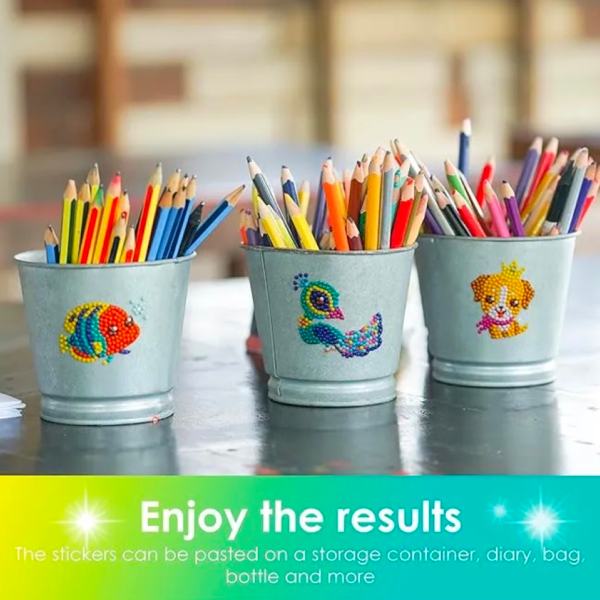 12pc Halmolife Diamond Bead Painting Kit - Disney Princesses!