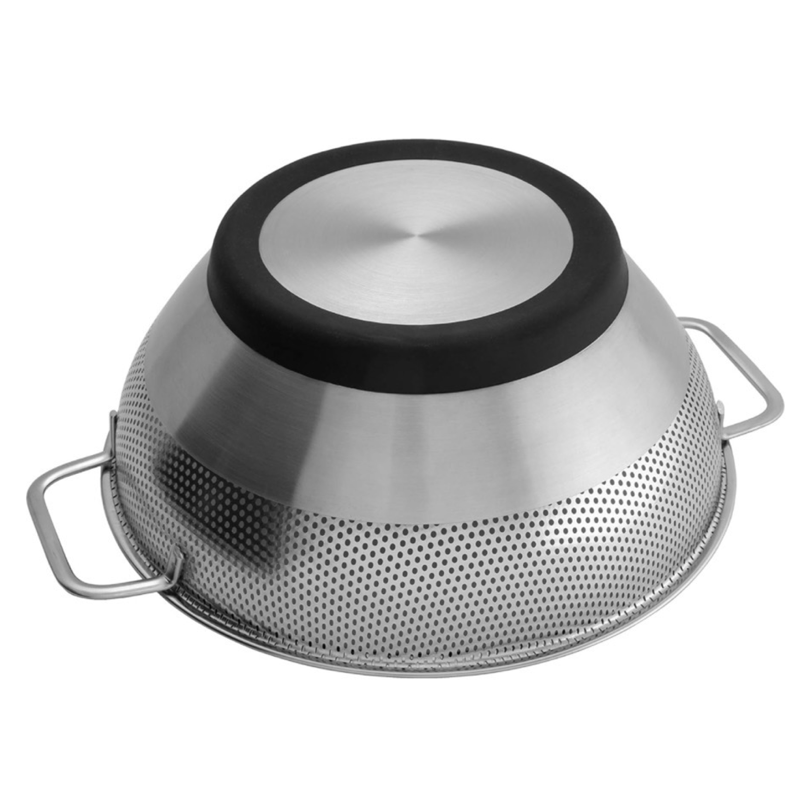 2pc Gipfel Stainless Steel Large 3.8qt Pasta Strainer Colander and Bowl Set