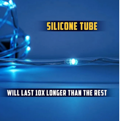 2pk Bright Spokes 7 Color Waterproof LED lights for Bicycles