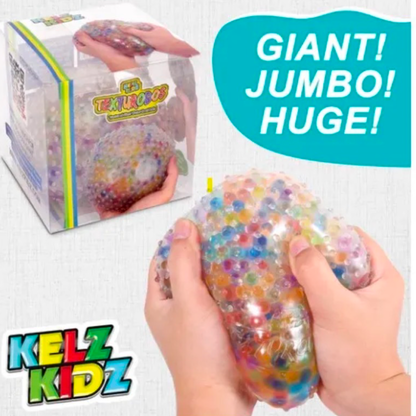 Super Jumbo KELZ KIDS 6" Stretchy Bead Ball, Stress Relief & Sensory Play