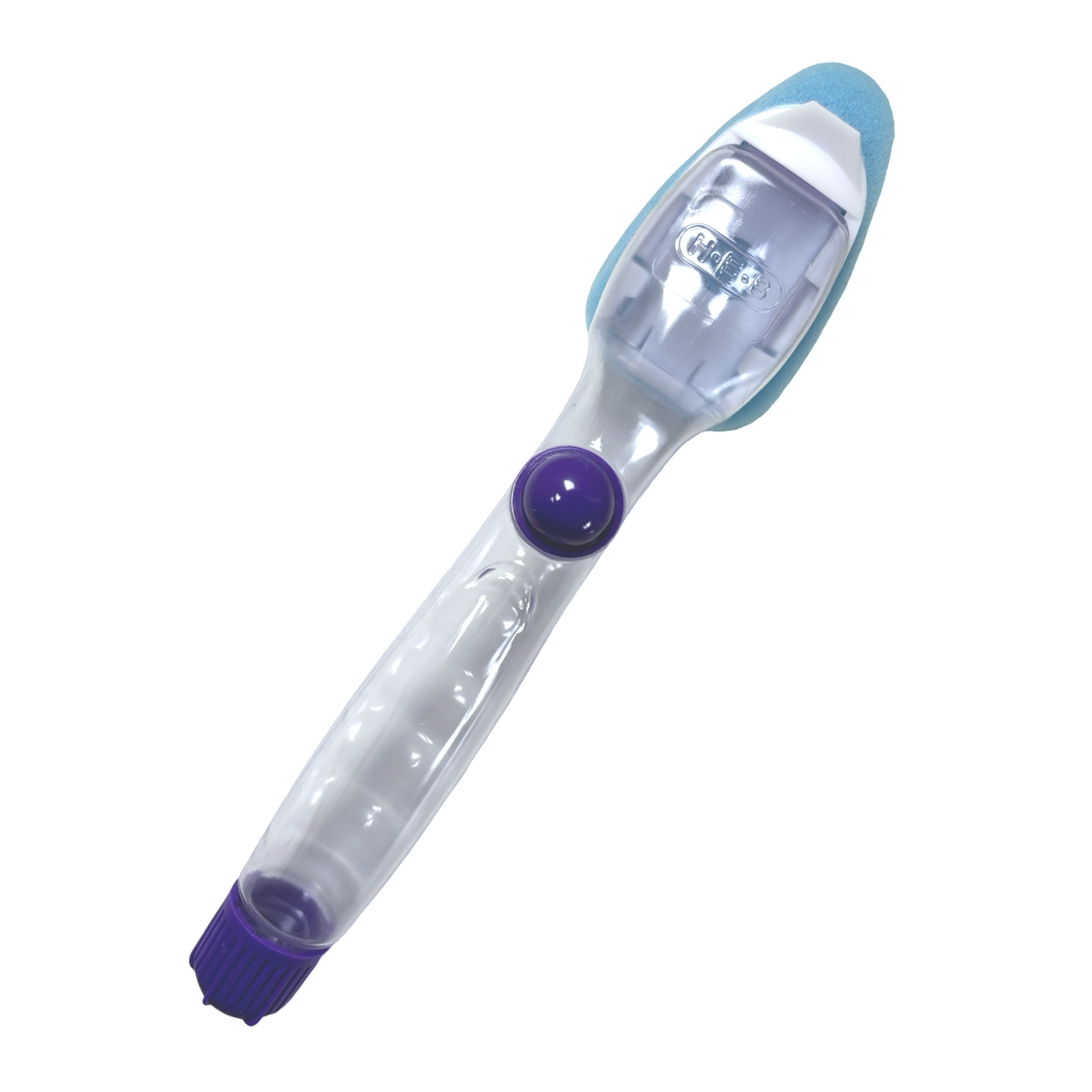 Heavy Duty Refillable Non Abrasive Dishwand With Dimpled Scrubbing Pad