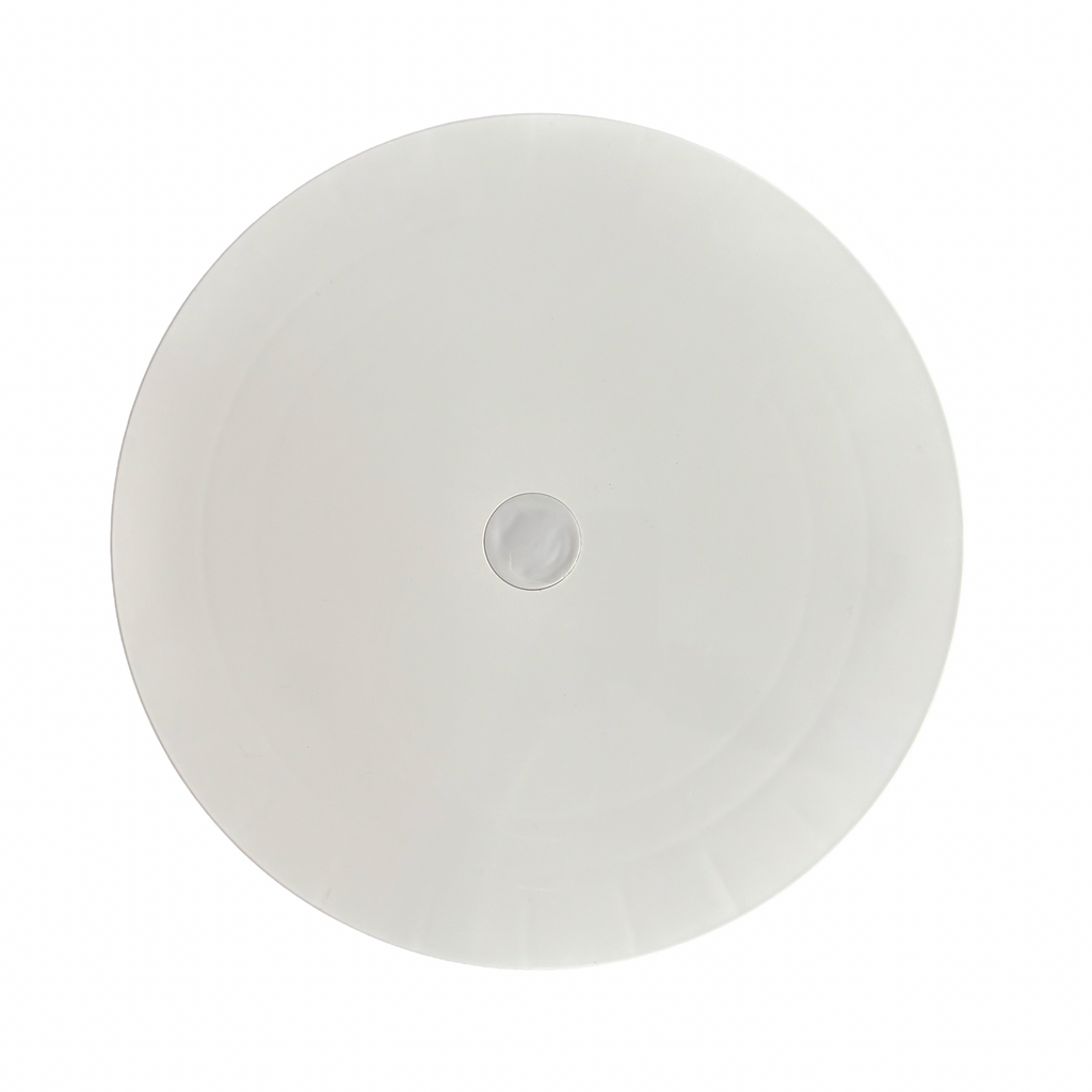 15.5" Manual White Turntable Lazy Susan by Romanoff