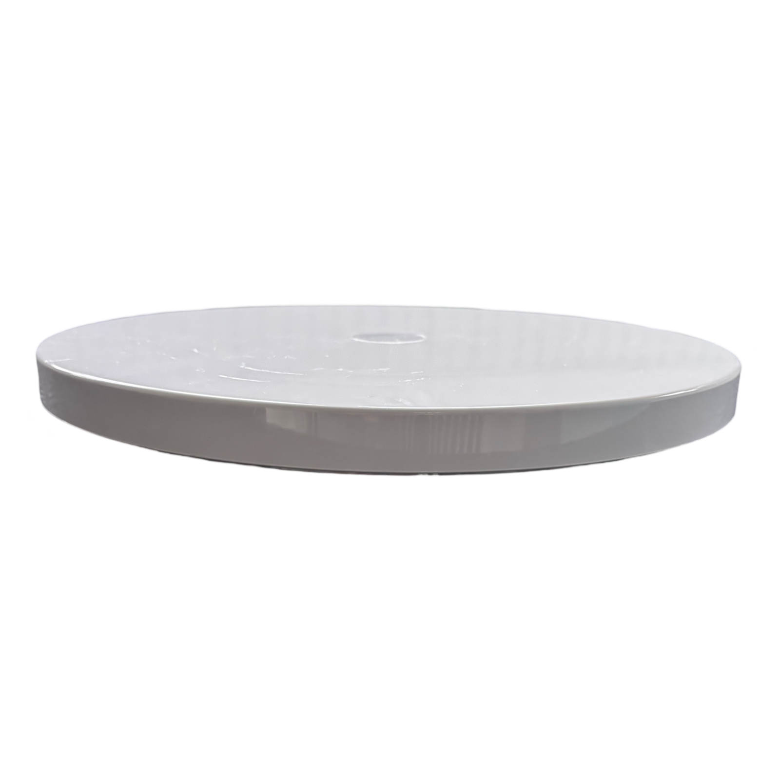 15.5" Manual White Turntable Lazy Susan by Romanoff