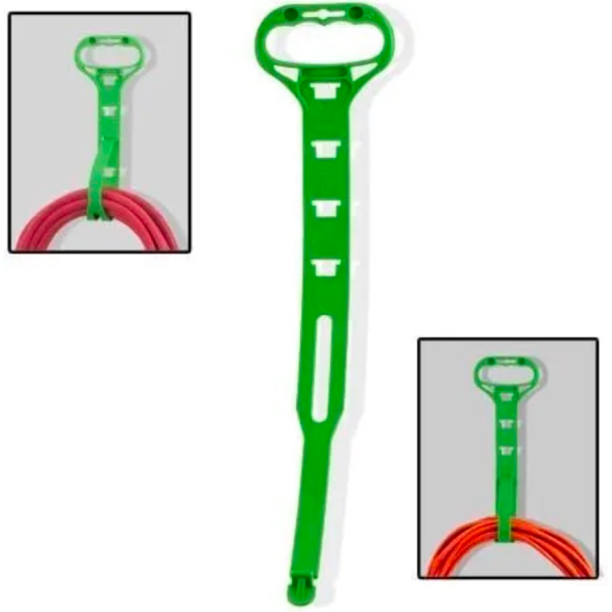 2pk Heavy Duty Hanging Adjustable Strap Organizer for Cords, Hoses & More