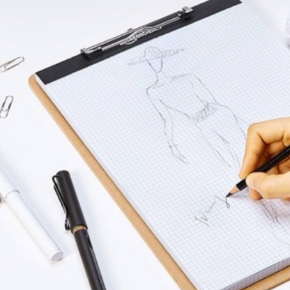 Letter Sized 12.5"x 9" Recycled Wood Clipboard - Low Profile Clip For Easy Stacking!