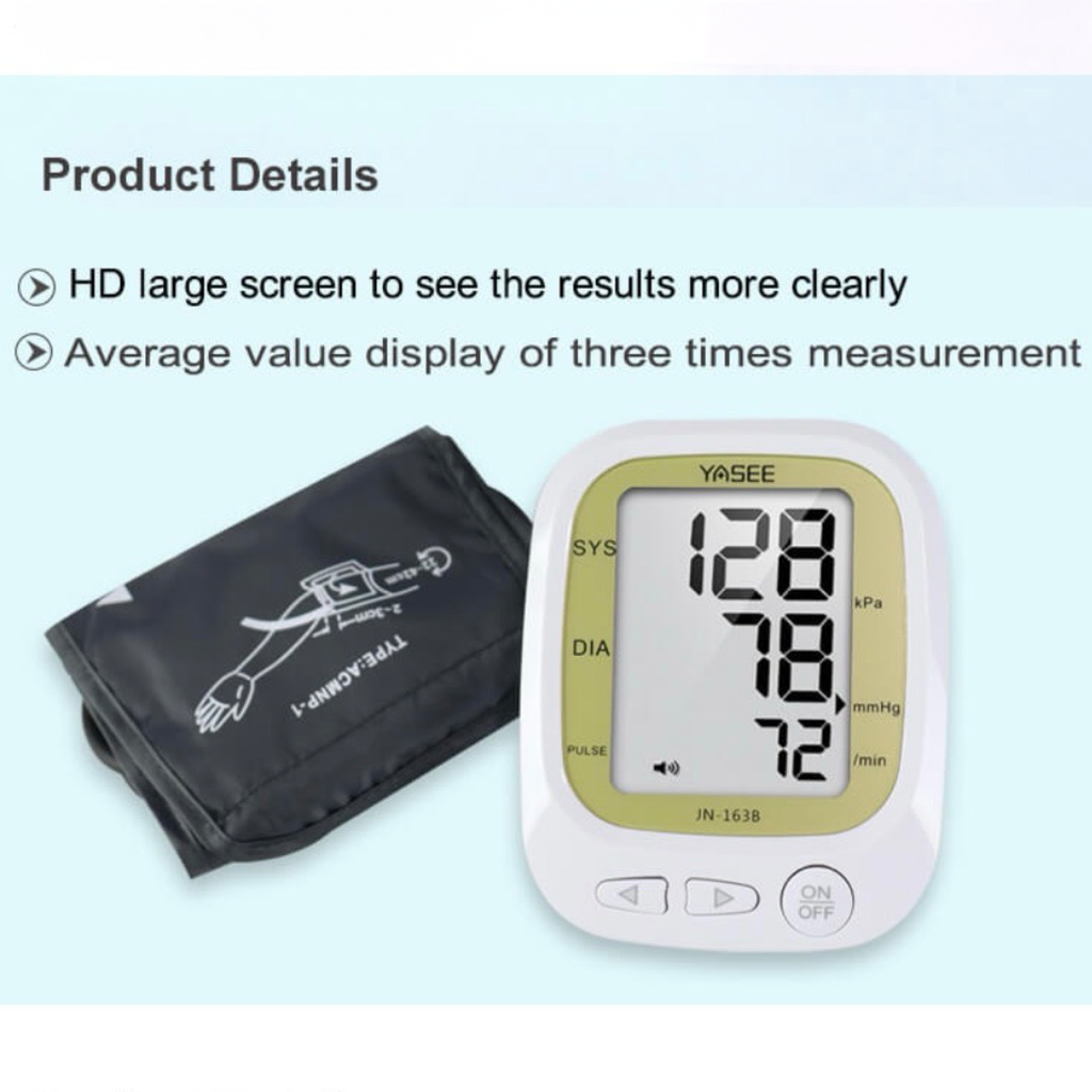 One Touch Automatic Blood Pressure Monitor - Store 99 Readings!