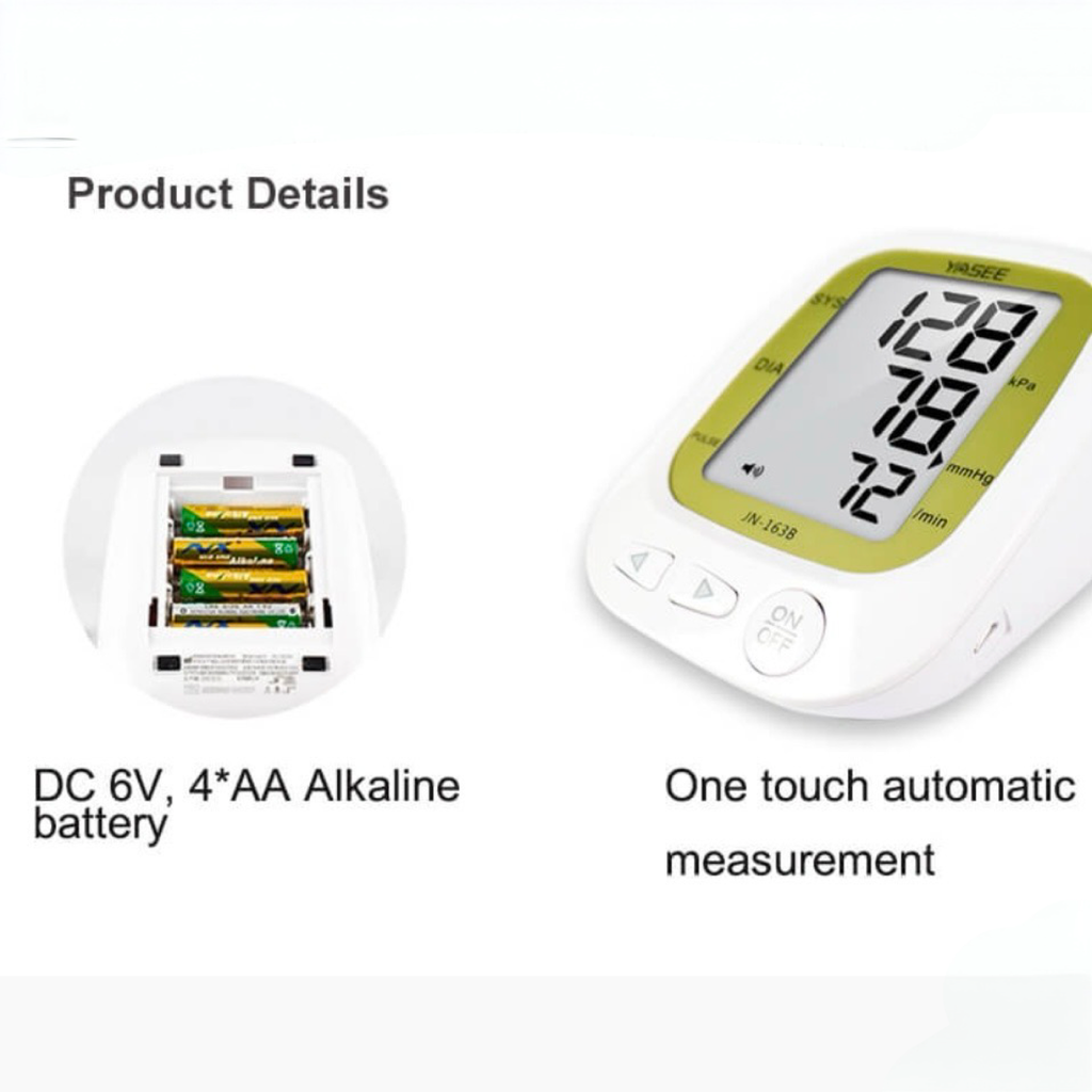 One Touch Automatic Blood Pressure Monitor - Store 99 Readings!