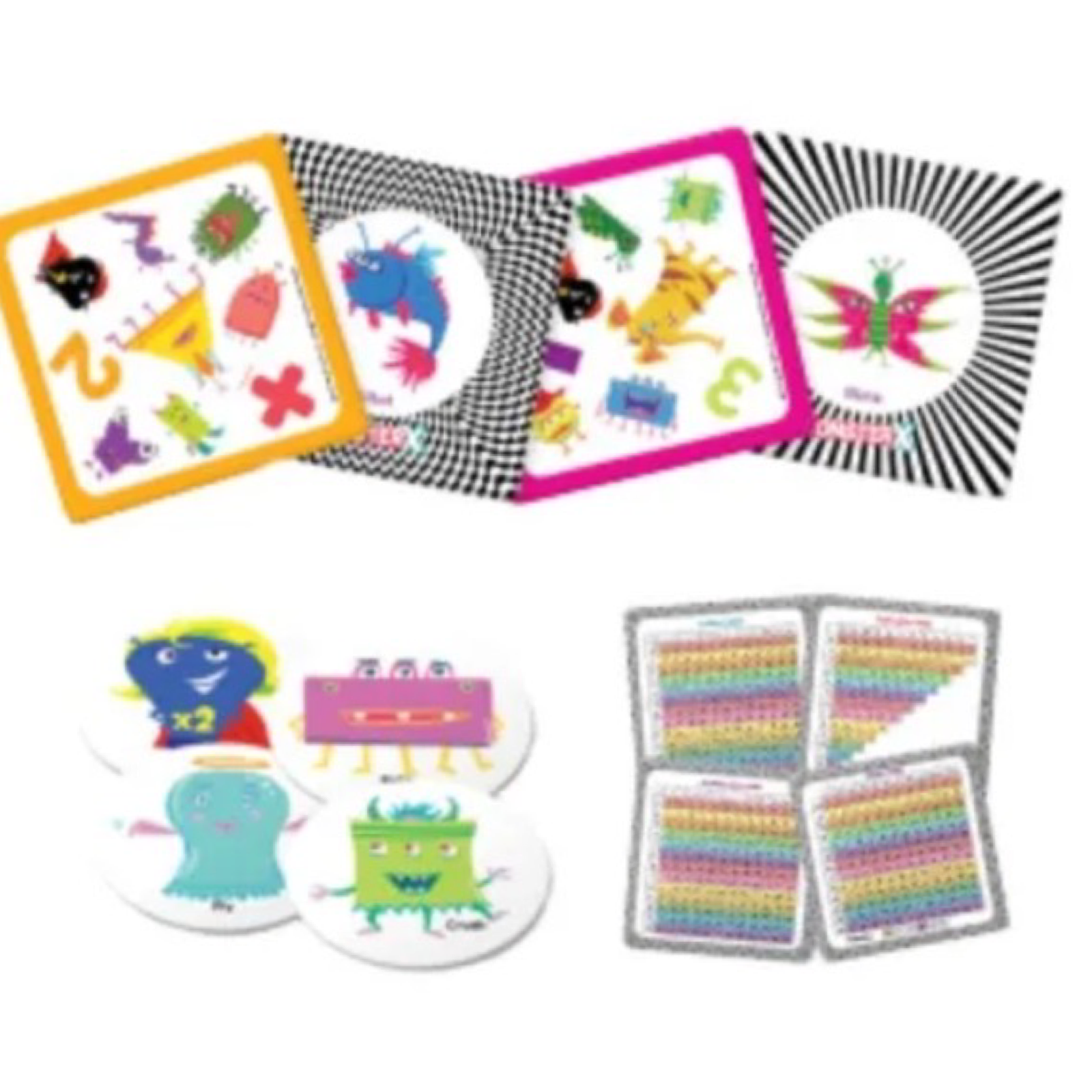 Qurious MonsterX STEM Math Flash Card Game –  Learn & Have Fun!