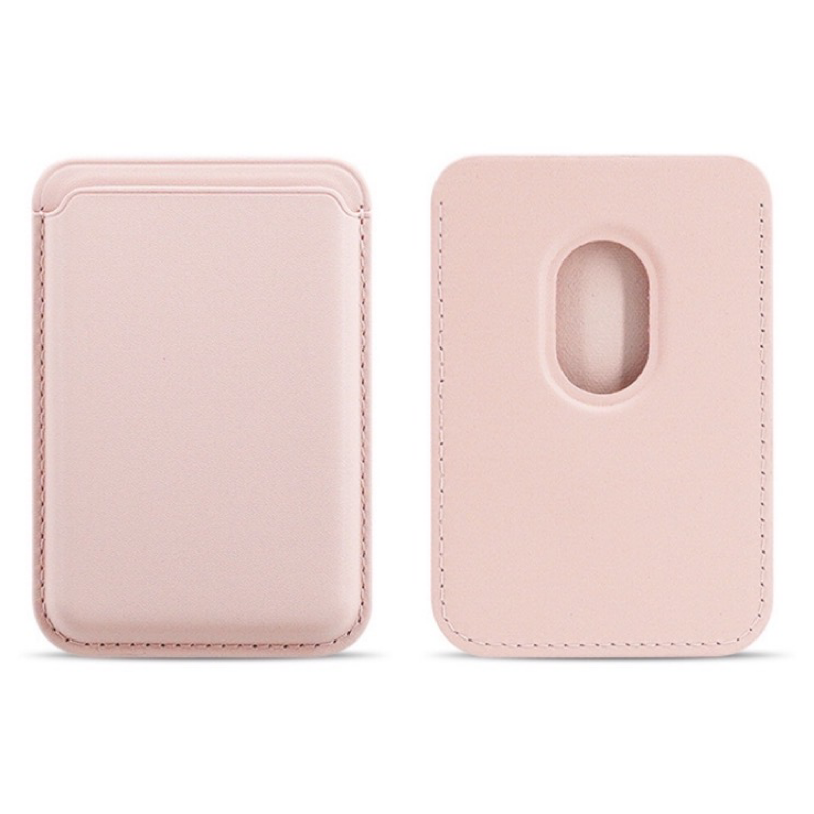 Magnetic Vegan Leather Cell Phone Credit Card Holder Wallet