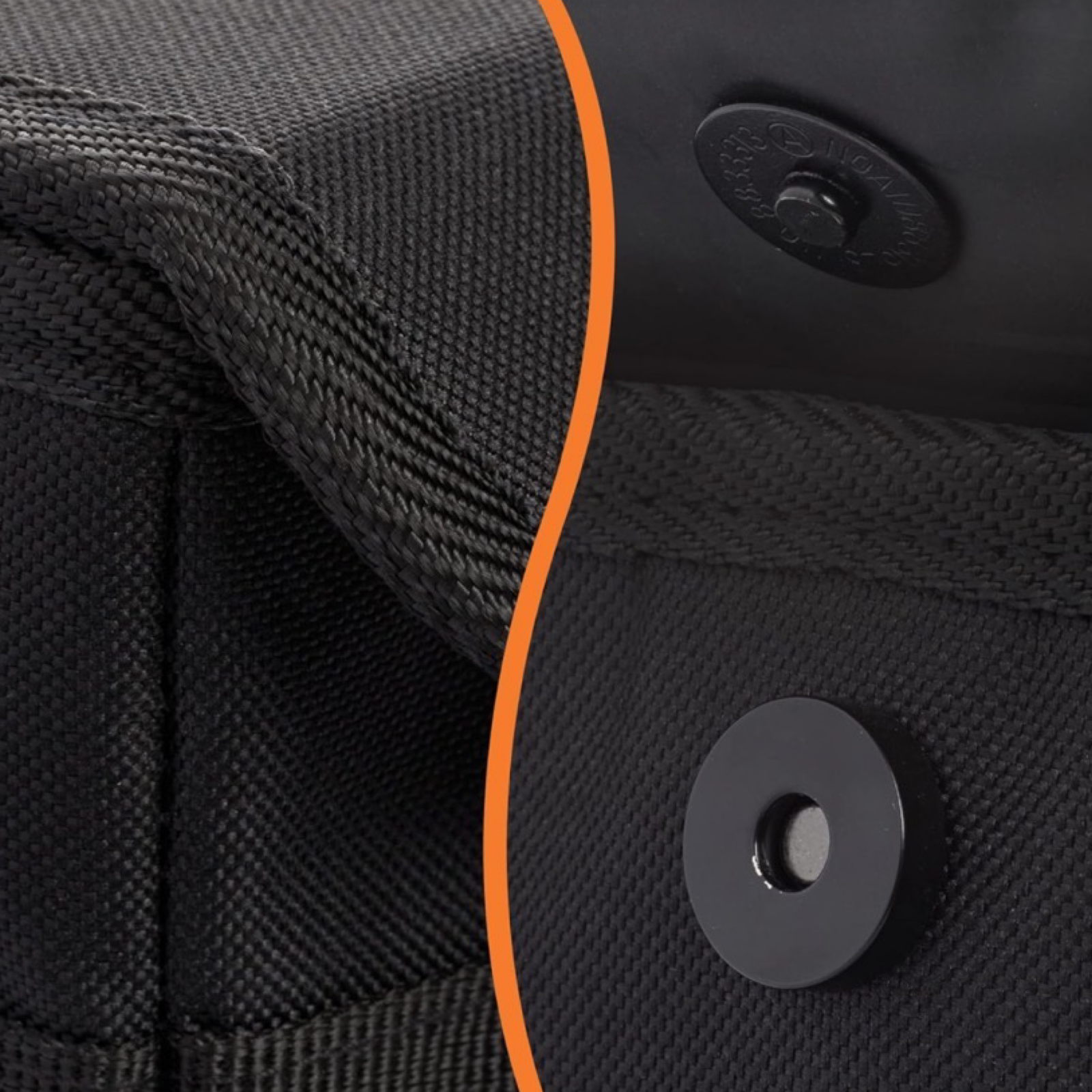 Drive 11" Collapsible Leak Proof Fabric Car Trash Bin - w/ Liners