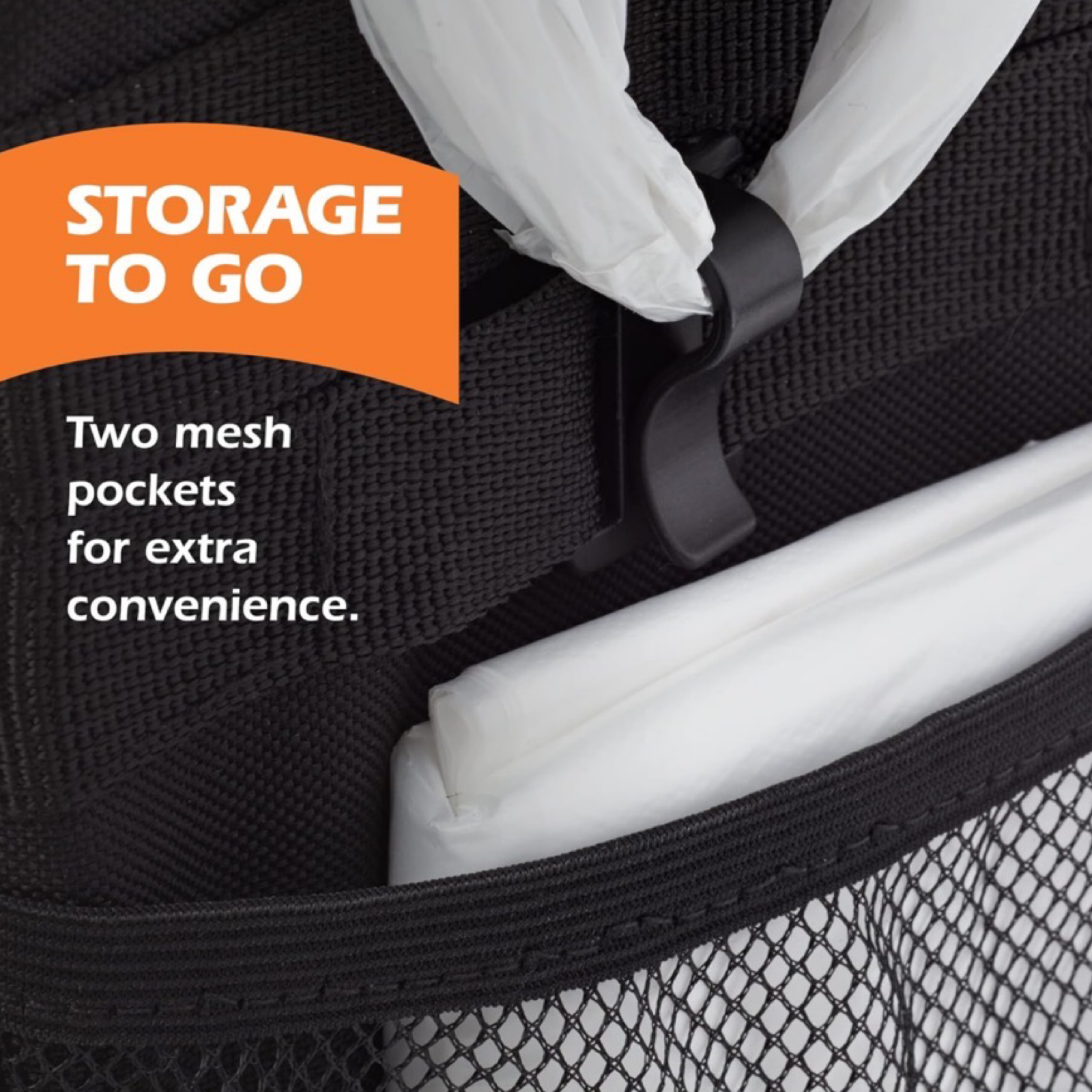 Drive 11" Collapsible Leak Proof Fabric Car Trash Bin - w/ Liners