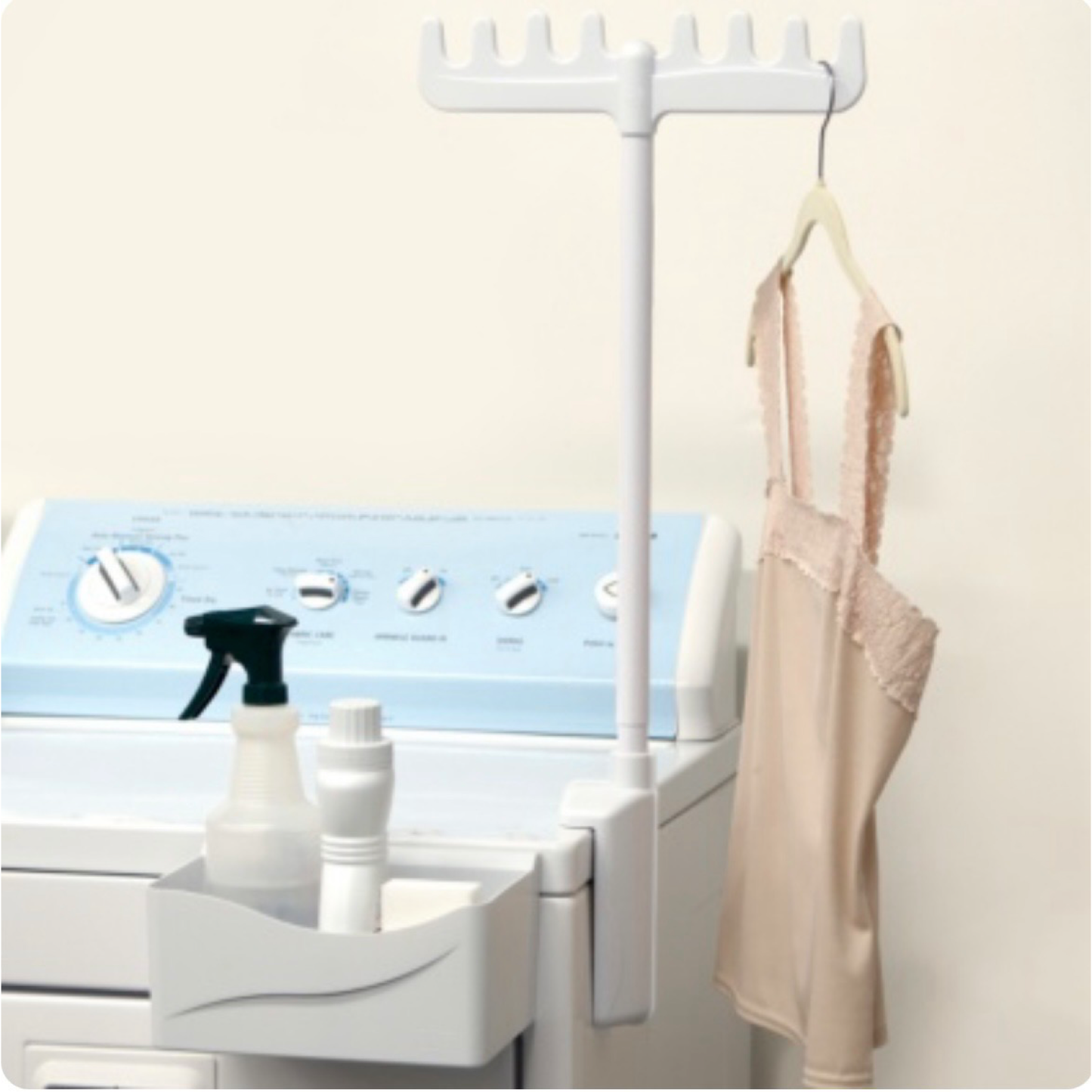 ONZ Magnetic Laundry Valet For Hanging Clothes - No Tools Required