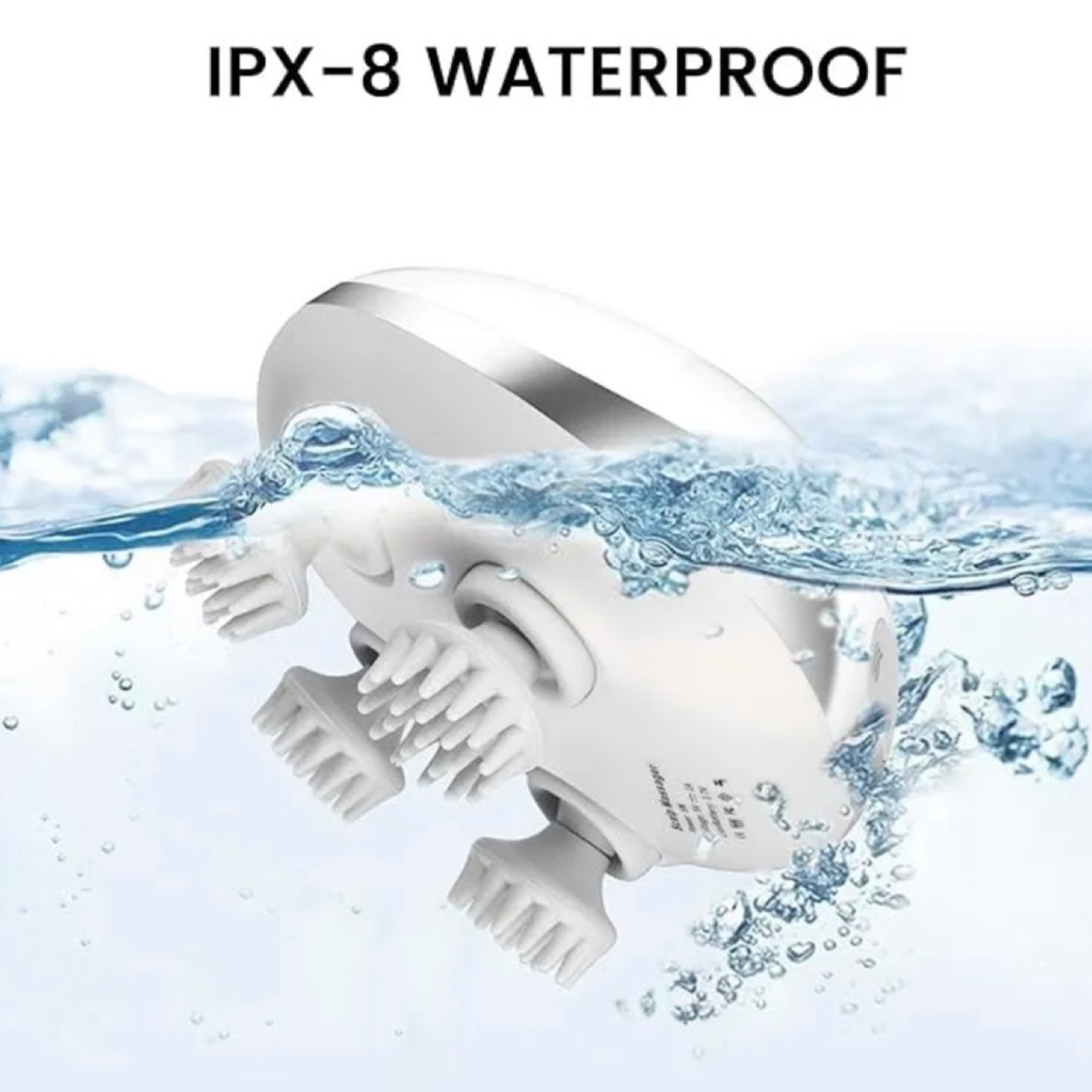 Smart Electric Scalp Massager – Waterproof Cordless With 100 Massage Nodes