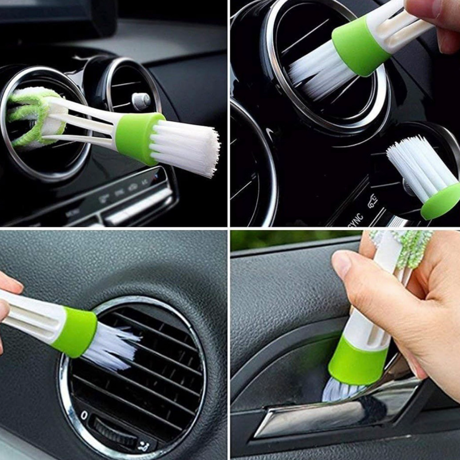 6" Double Ended Car Vent & Window Blinds Cleaner - Dust Hard To Reach Places!