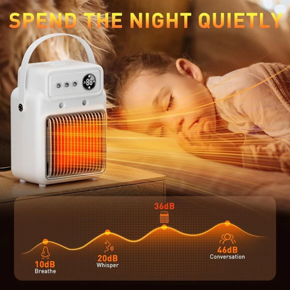 3 in 1 Space Heater with Humidifier & Fan - Heats up to 200Sq ft.