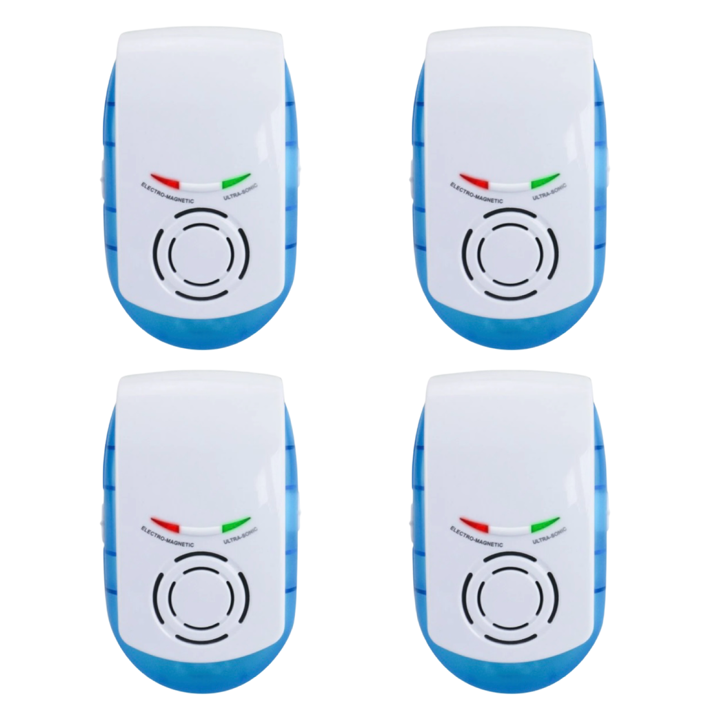 4pk of Indoor Sonic Pest Repellers w/ Night Light By Livin Well