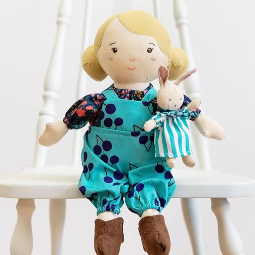 14" Manhattan Toy Playdate Friends - Cloth Doll w/ Companion