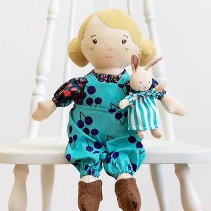 14" Manhattan Toy Playdate Friends - Cloth Doll w/ Companion