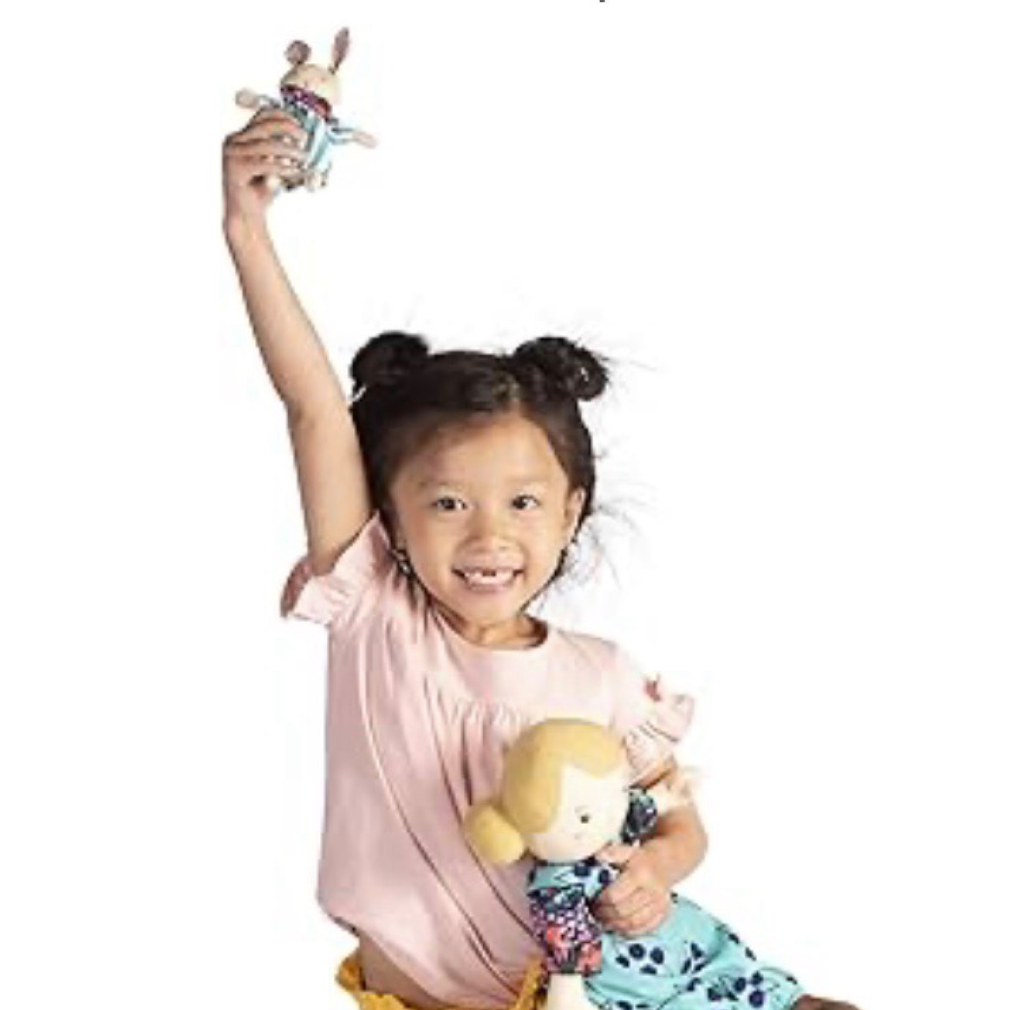 14" Manhattan Toy Playdate Friends - Cloth Doll w/ Companion